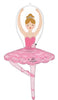 Folienballon Ballerina Girl XXL