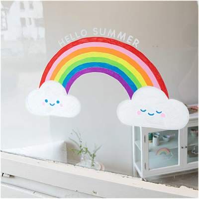 Rico Design Kreidestifte Flüssigkreide Set Regenbogen 3mm 8 Farben