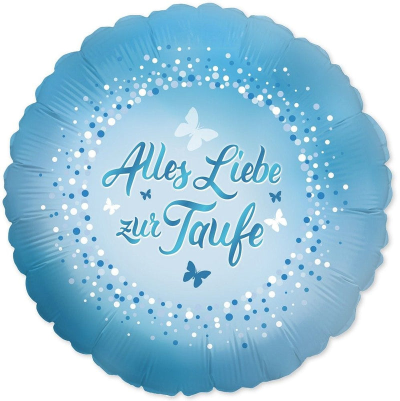 Alles Lieber zur Taufe Hellblau | Boutique Ballooons