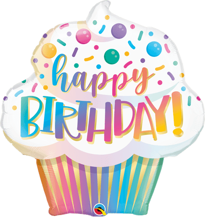Birthday Ombre Cupcake | Boutique Ballooons