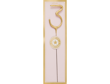 3 gold Goldstück rosa Wondercandle® classic