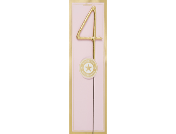 4 gold Goldstück pink Wondercandle® classic