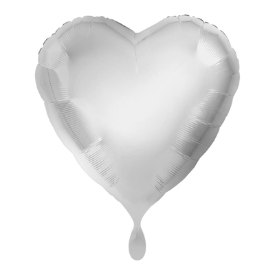 Herzballon - Silber | Boutique Ballooons