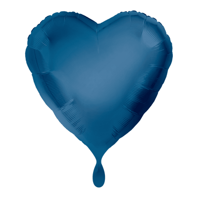 Herzballon - Blau | Boutique Ballooons