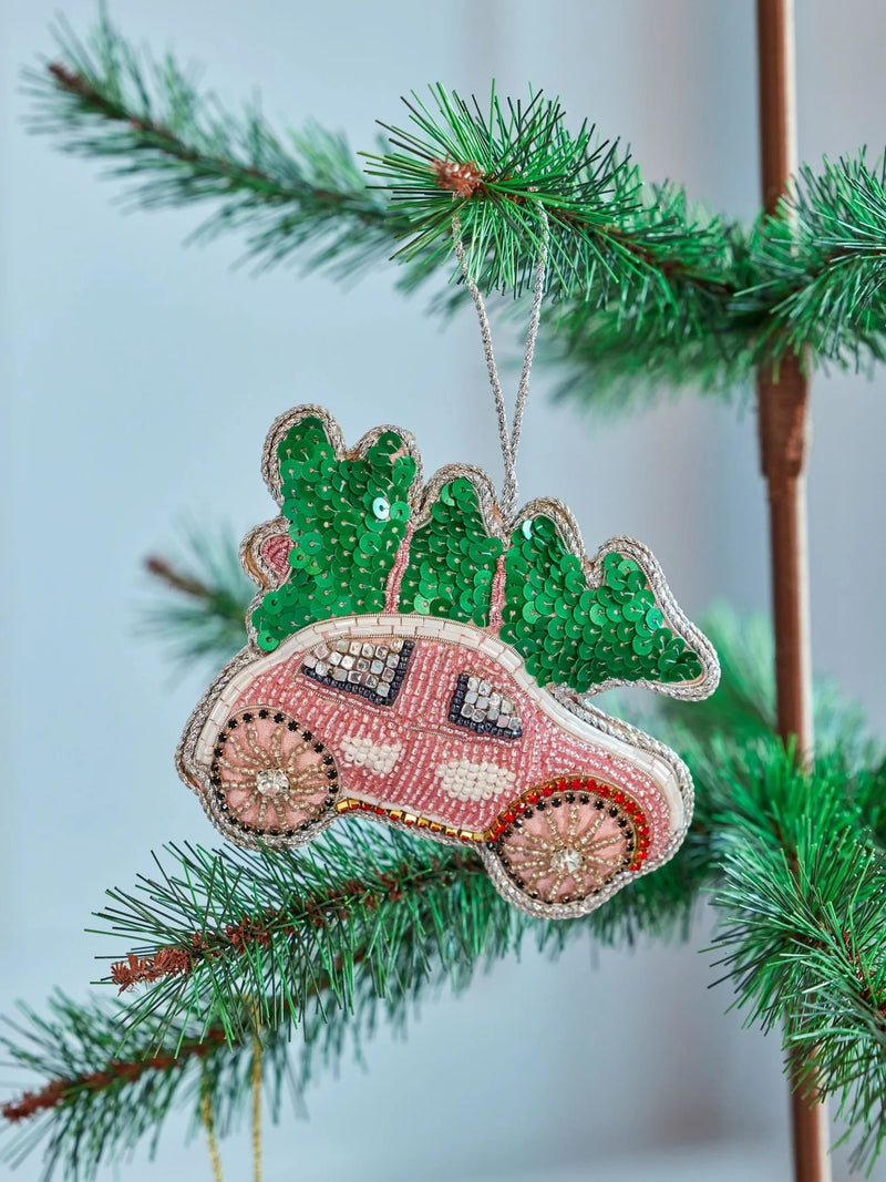 Perle Weihnachtsdekoration - Rot