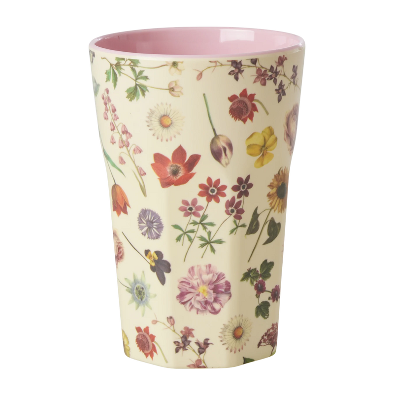 Hoch Becher - Crème - Floras Dream Print
