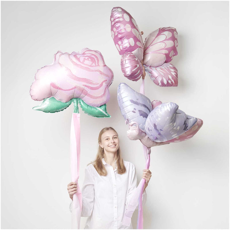 Folienballon Rose