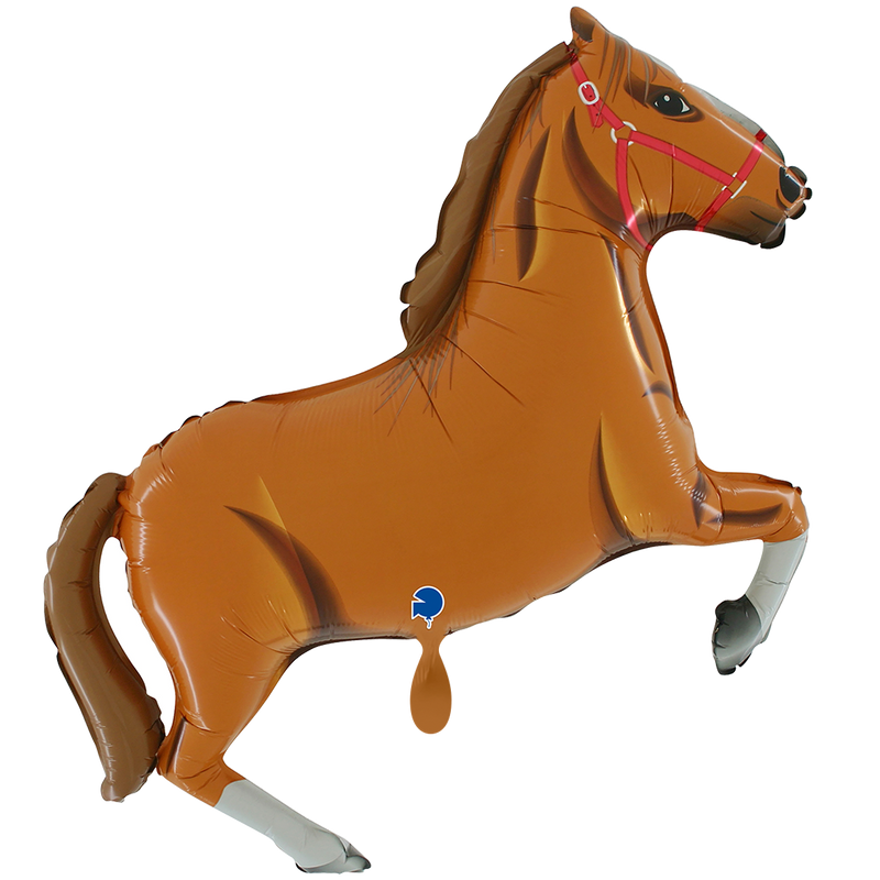 Folienballon Horse Lt Brown XXL
