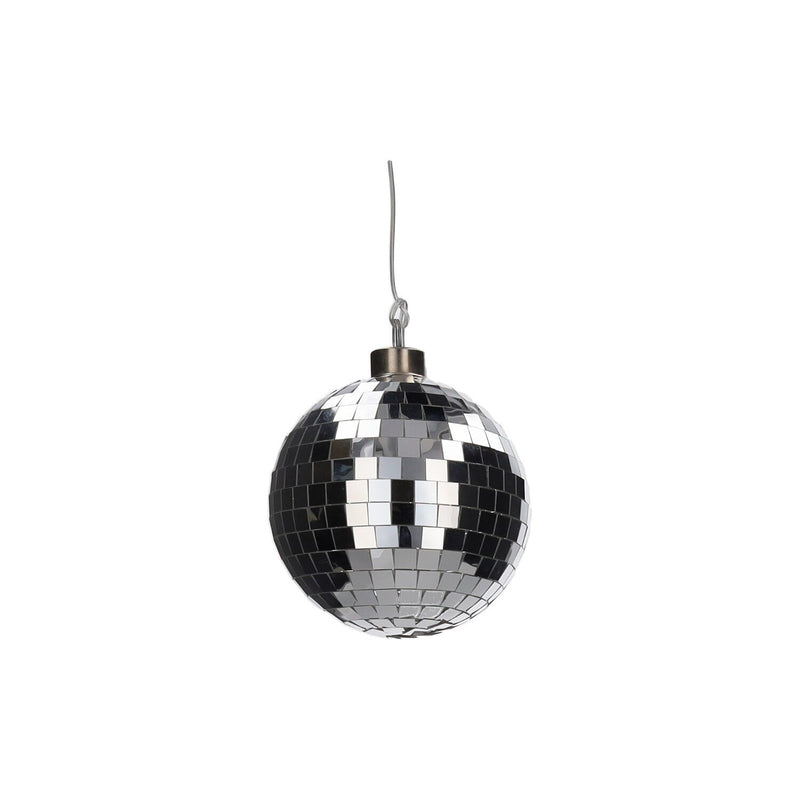 Disco, LED-Kugel, 10cm, silber