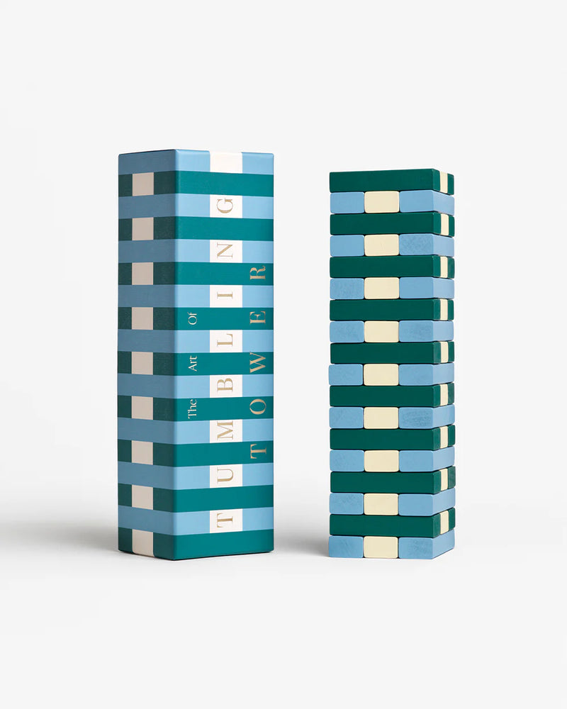 Play - Tumbling Towers, Green/Blue