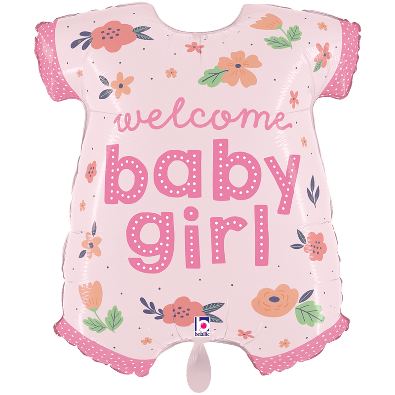 Folienballon Baby Girl Onesie XXL .