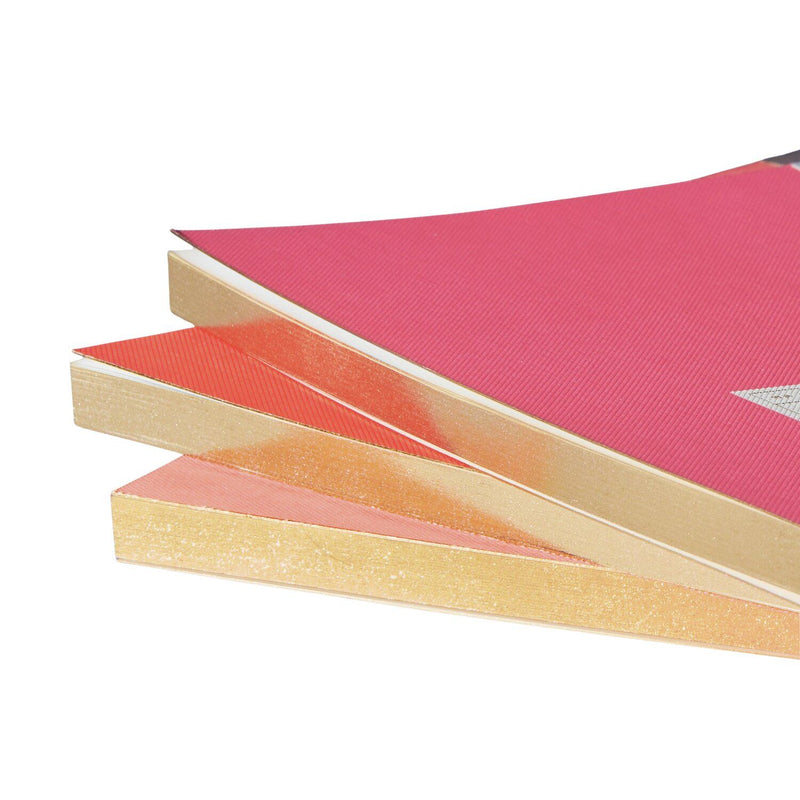 Notizbuch S, Neonrot, 80 Seiten, 100 g/m²