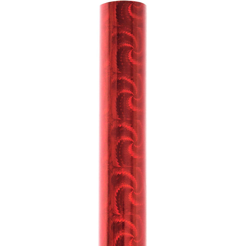 PAPER POETRY GESCHENKPAPIER HOLOGRAPHISCH MIT STERNEN 200X70CM 80G/M² ROT