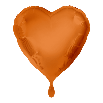 Herzballon - Orange | Boutique Ballooons