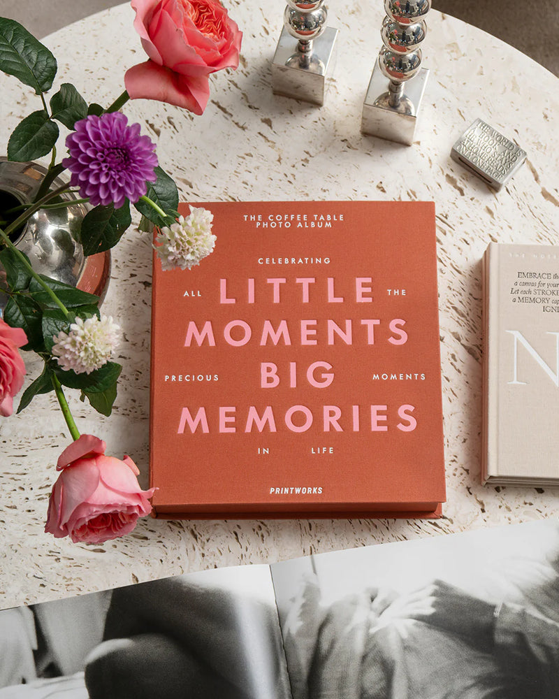 Photo Album - Little Moments Big Memories, Orange