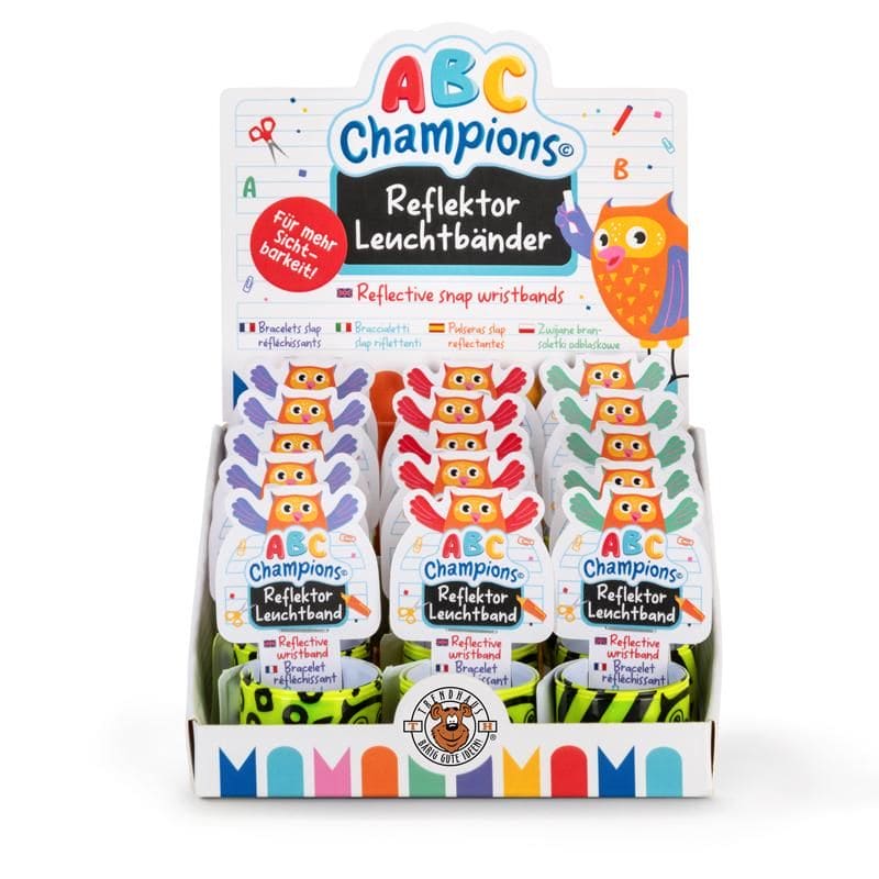 ABC CHAMPIONS REFLEKTIERENDES SNAP-ARMBAND