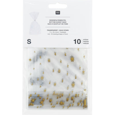 KEKSTÜTEN GOLDENE STERNE 10 STÜCK 112x192mm