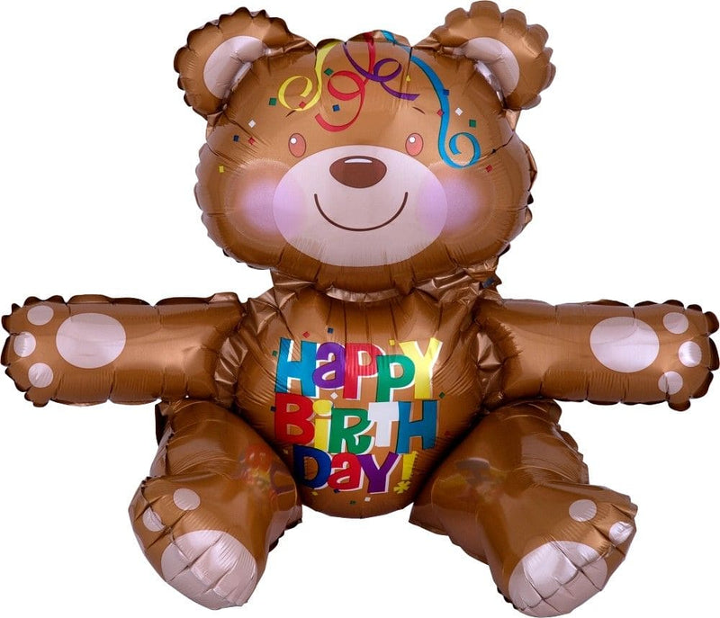 MULTI-BALLOON HAPPY BIRTHDAY BEAR