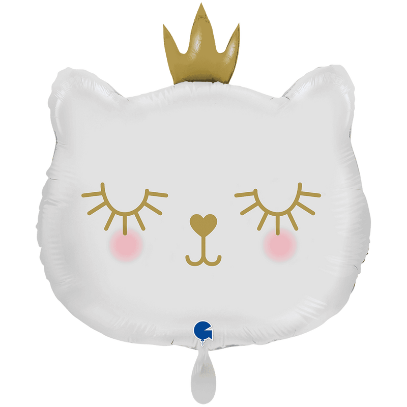 Folienballon Cat Princess White XXL