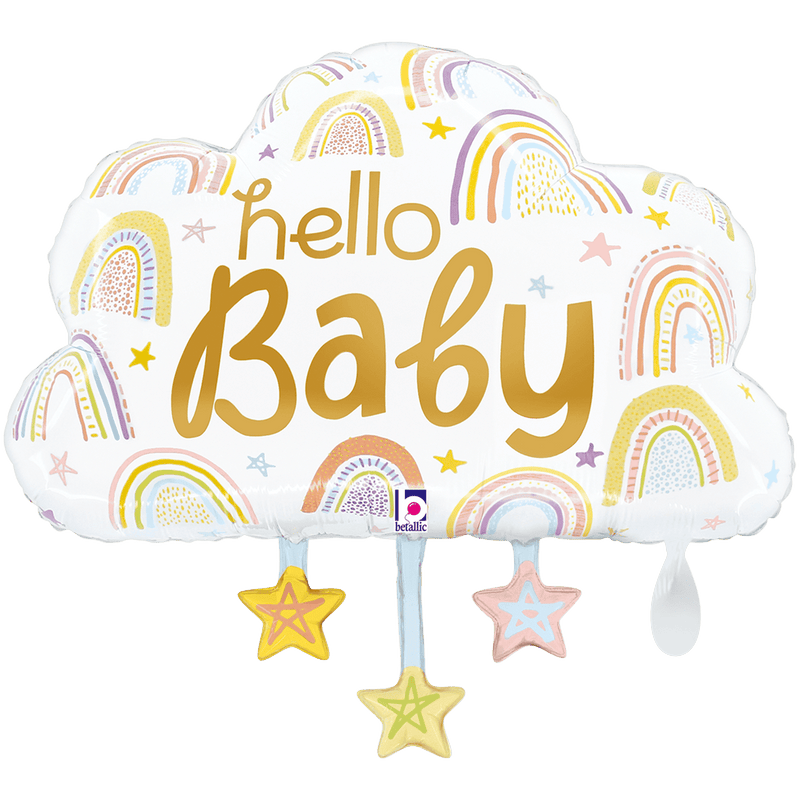 Folienballon Hello Baby Cloud XXL