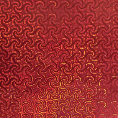 PAPER POETRY GESCHENKPAPIER HOLOGRAPHISCH MIT STERNEN 200X70CM 80G/M² ROT