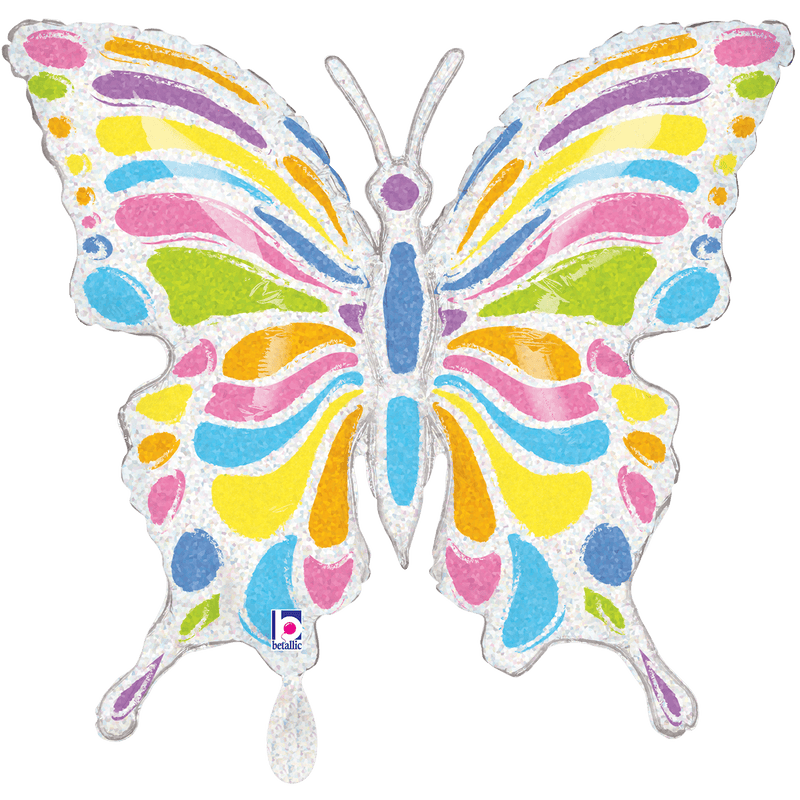 Folienballon Pastel Butterfly XXL
