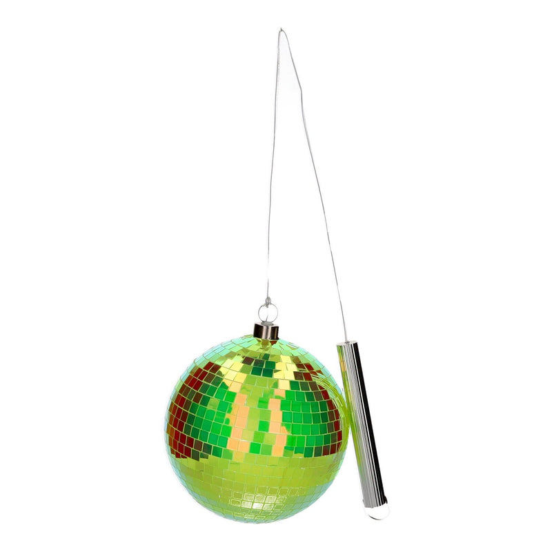 Disco, LED-Kugel, 15cm, neon grün