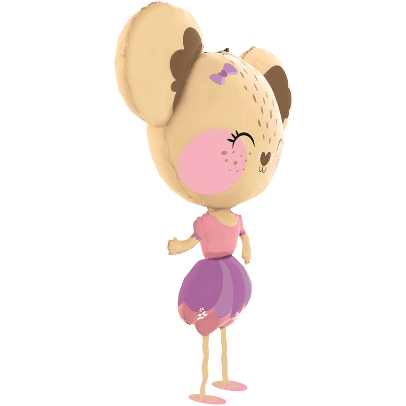 Folienballon Pet Walker - Mouse Ballerina XXL