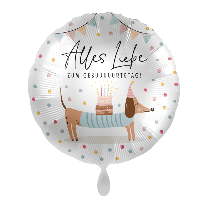 Folienballon Doggy Dots Birthday