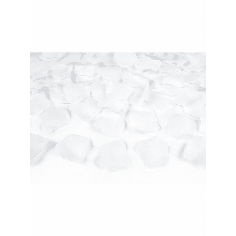 Konfettikanone XL - 60cm - Rosenblätter - Weiß