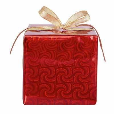 PAPER POETRY GESCHENKPAPIER HOLOGRAPHISCH MIT STERNEN 200X70CM 80G/M² ROT