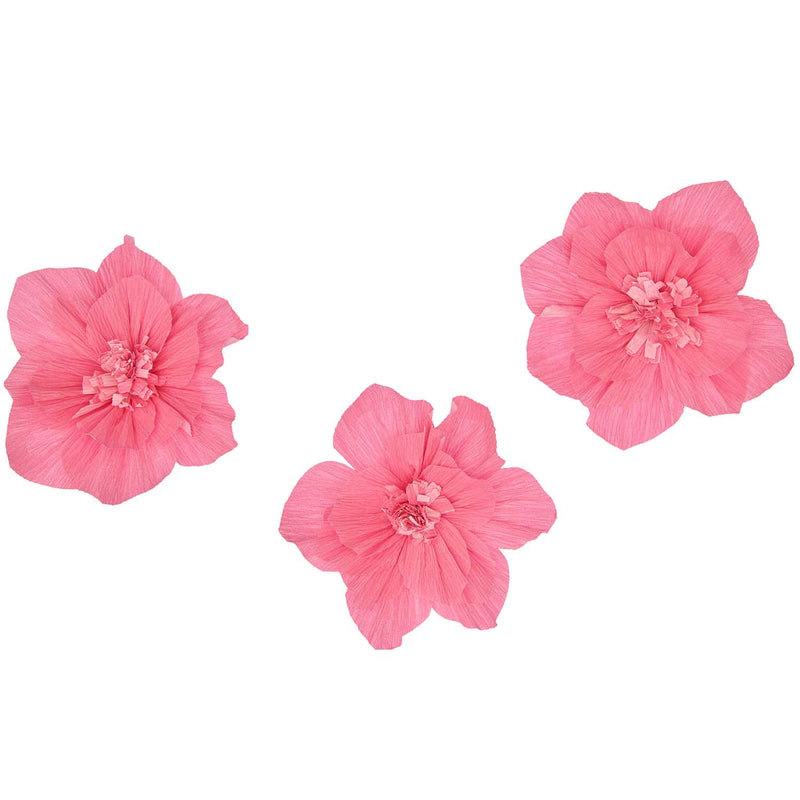 Krepppapier Blüten, Neon Pink, S, FSC MIX
