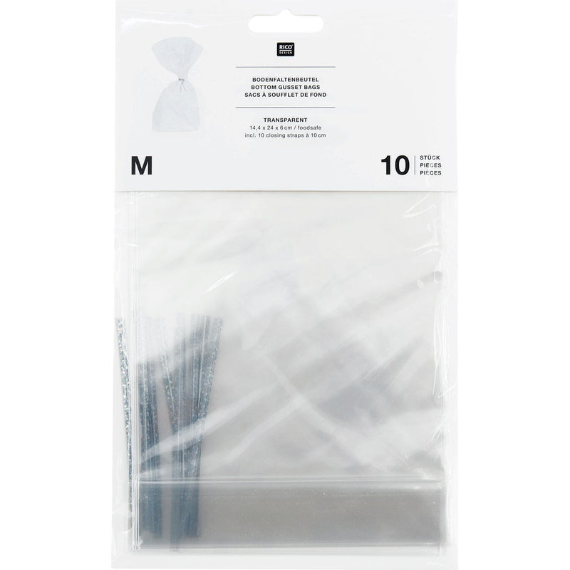 KEKSTÜTEN TRANSPARENT 10 STÜCK 144x240mm