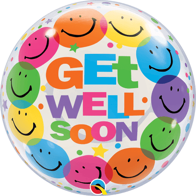 Single Bubble Birthday Get Well Soon | Boutique Ballooons