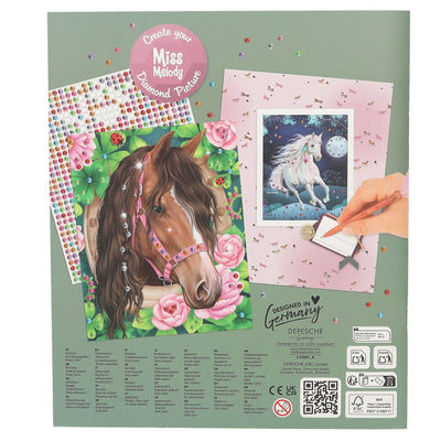 Miss Melody Create your Diamond Picture Stickerbuch