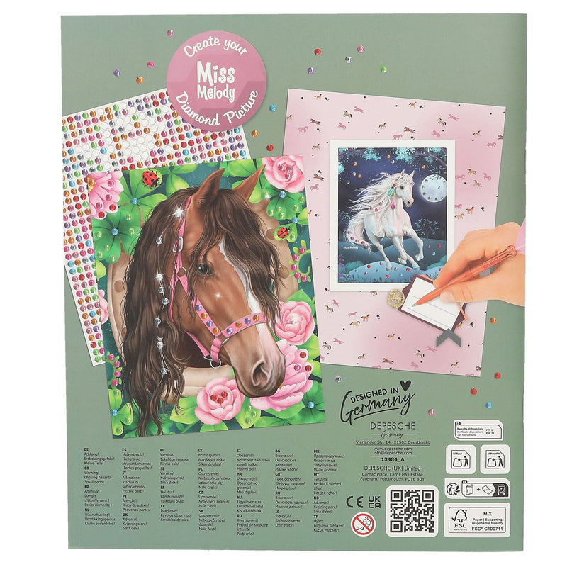 Miss Melody Create your Diamond Picture Stickerbuch