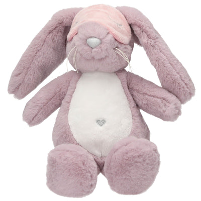 Princess Mimi Plüsch Hase lila mit Schlafmaske