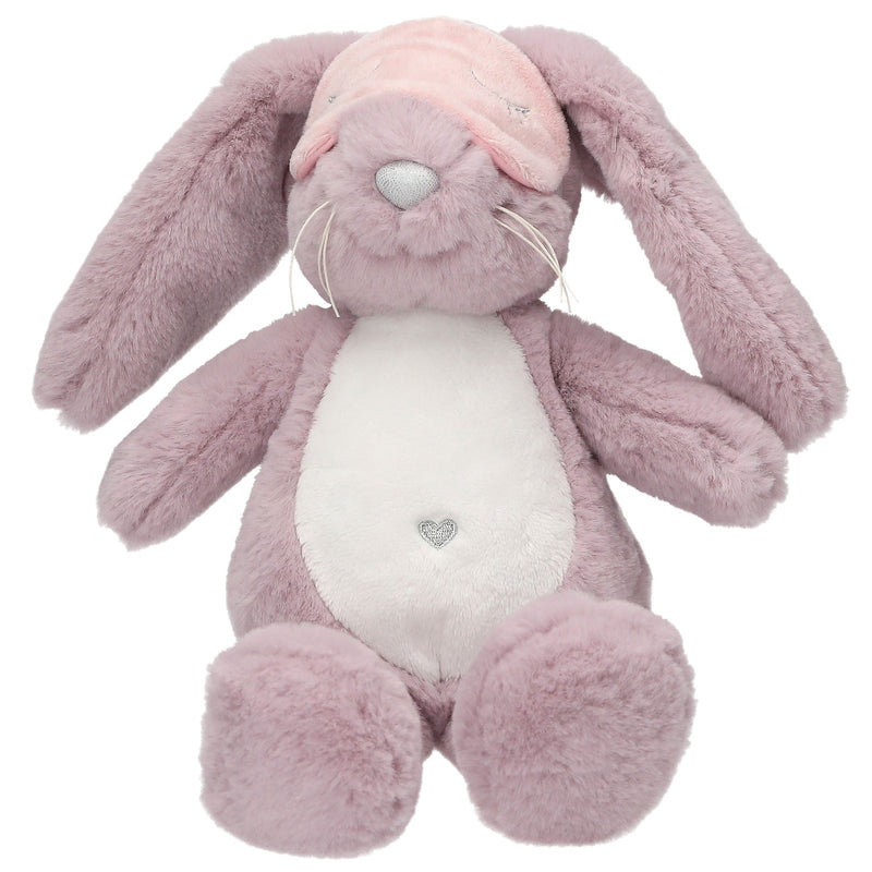Princess Mimi Plüsch Hase lila mit Schlafmaske
