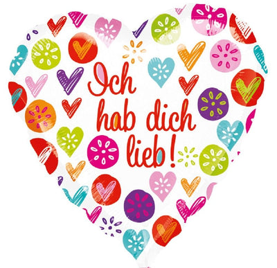 Ich hab dich lieb | Boutique Ballooons