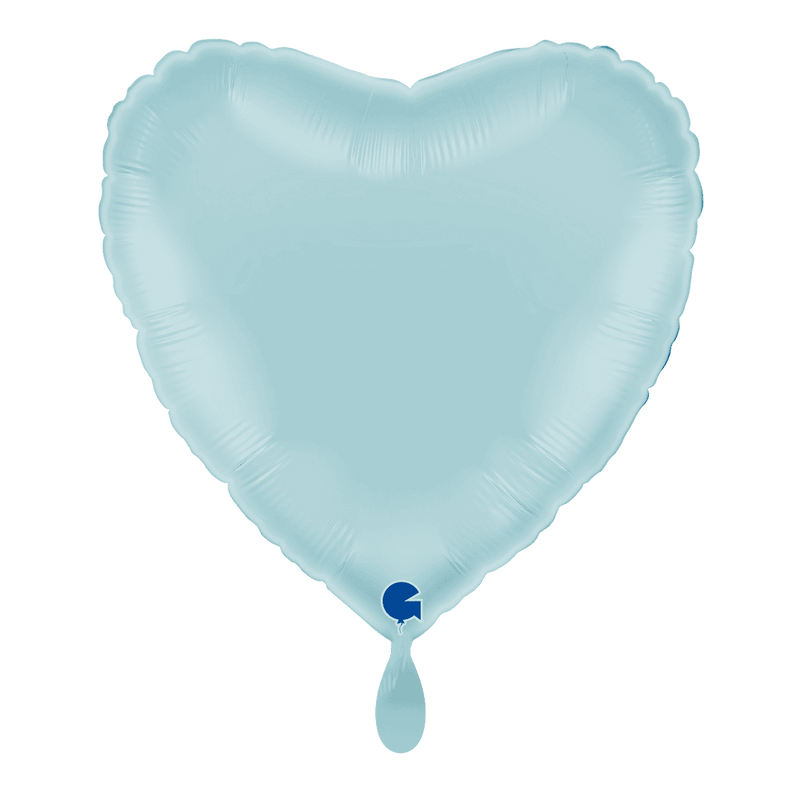 Herzballon Pastellblau