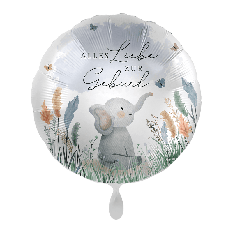 Folienballon Baby Boy - Liebe zur Geburt