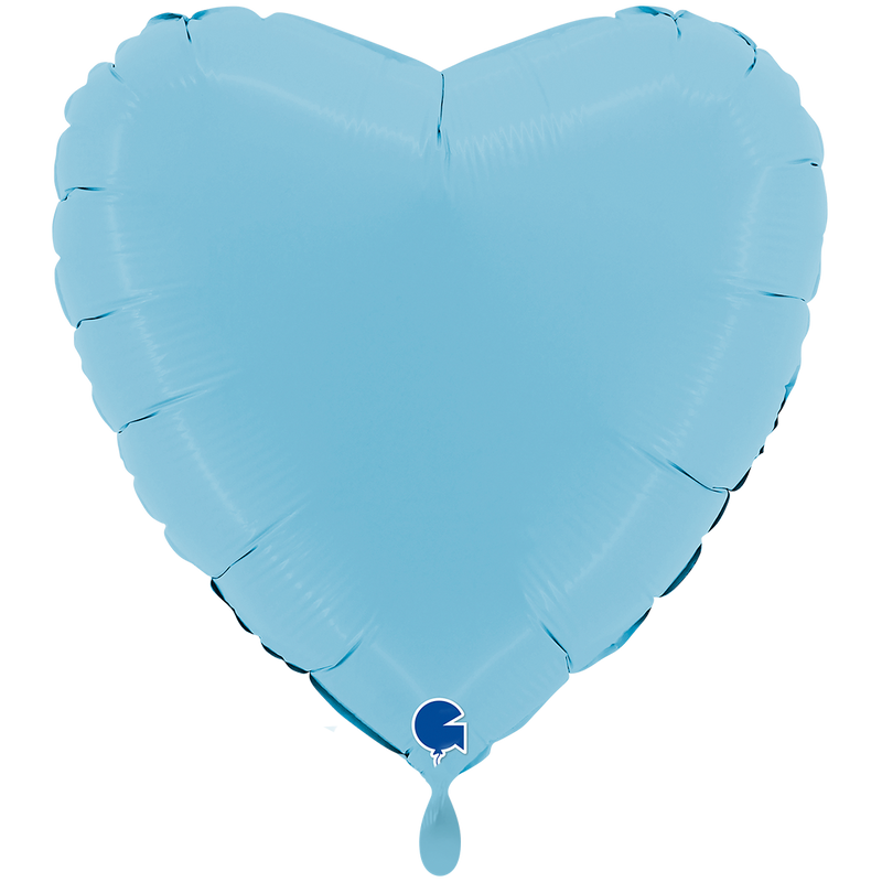 Herzballon XXL Mattblau