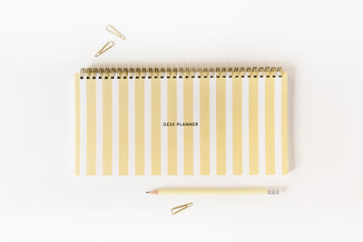 Fabrique Deskplanner Stripes Yellow
