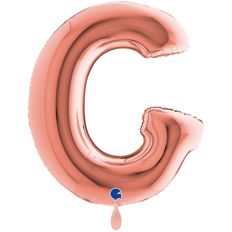Buchstabenballon G XXL - Rosegold