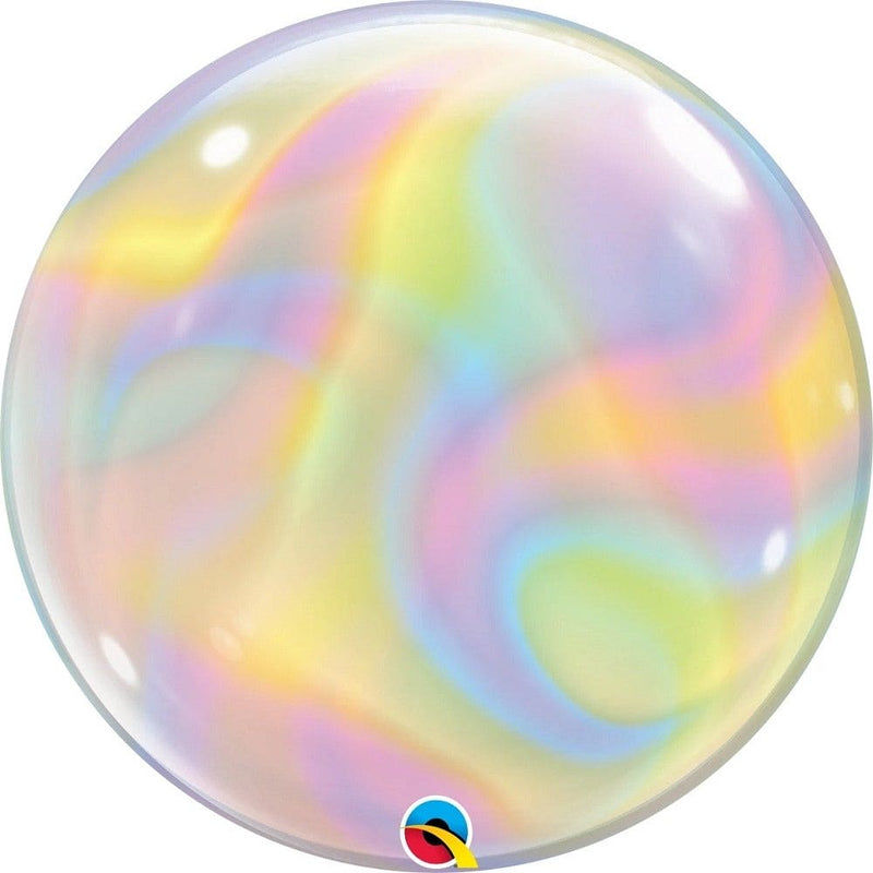 Single Bubble Iridescent Swirls