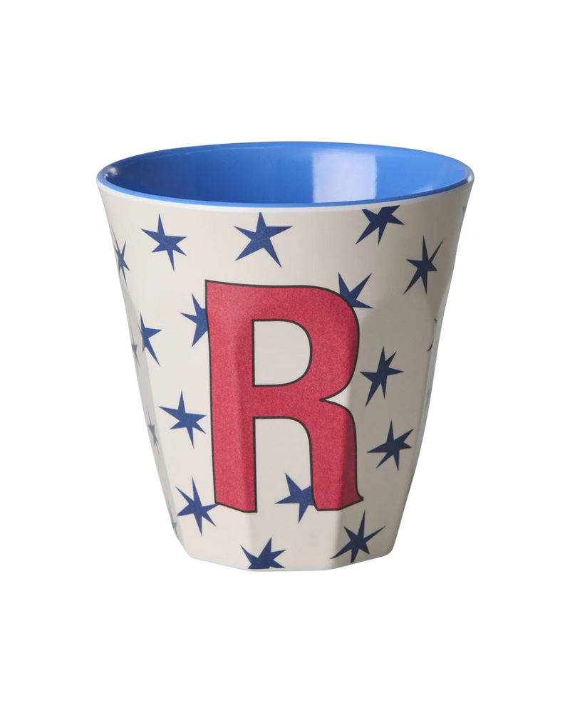 Medium Cup - Cream - R - Stars