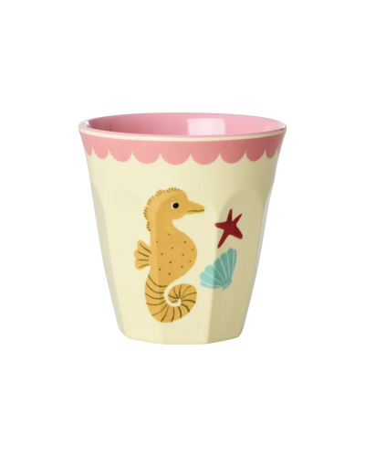 Kleine Becher - Koralle - Ocean Print - 6er Pack