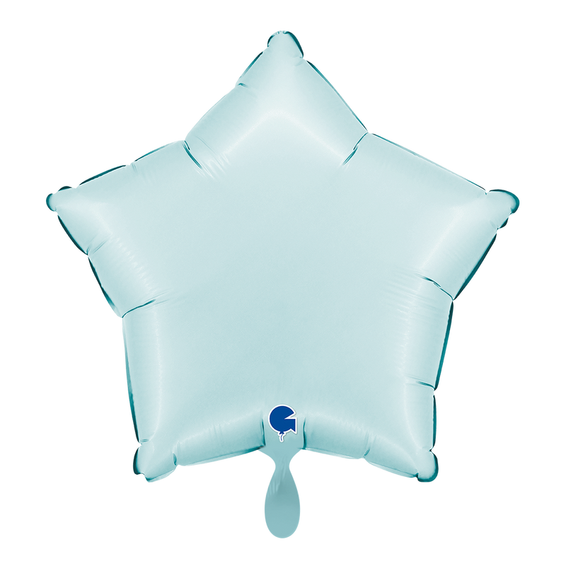 Sternballon Satin Pastel Blue