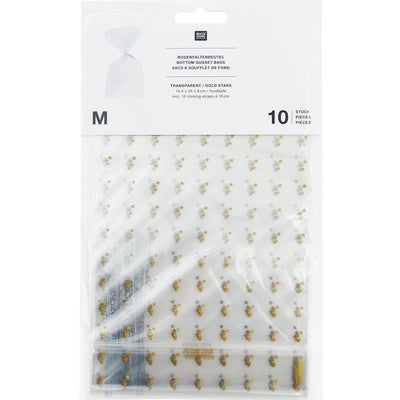 KEKSTÜTEN GOLDENE STERNE 10 STÜCK 144x240mm