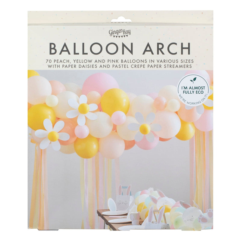 Pastell & Gänseblümchen Ballongirlande | Boutique Ballooons